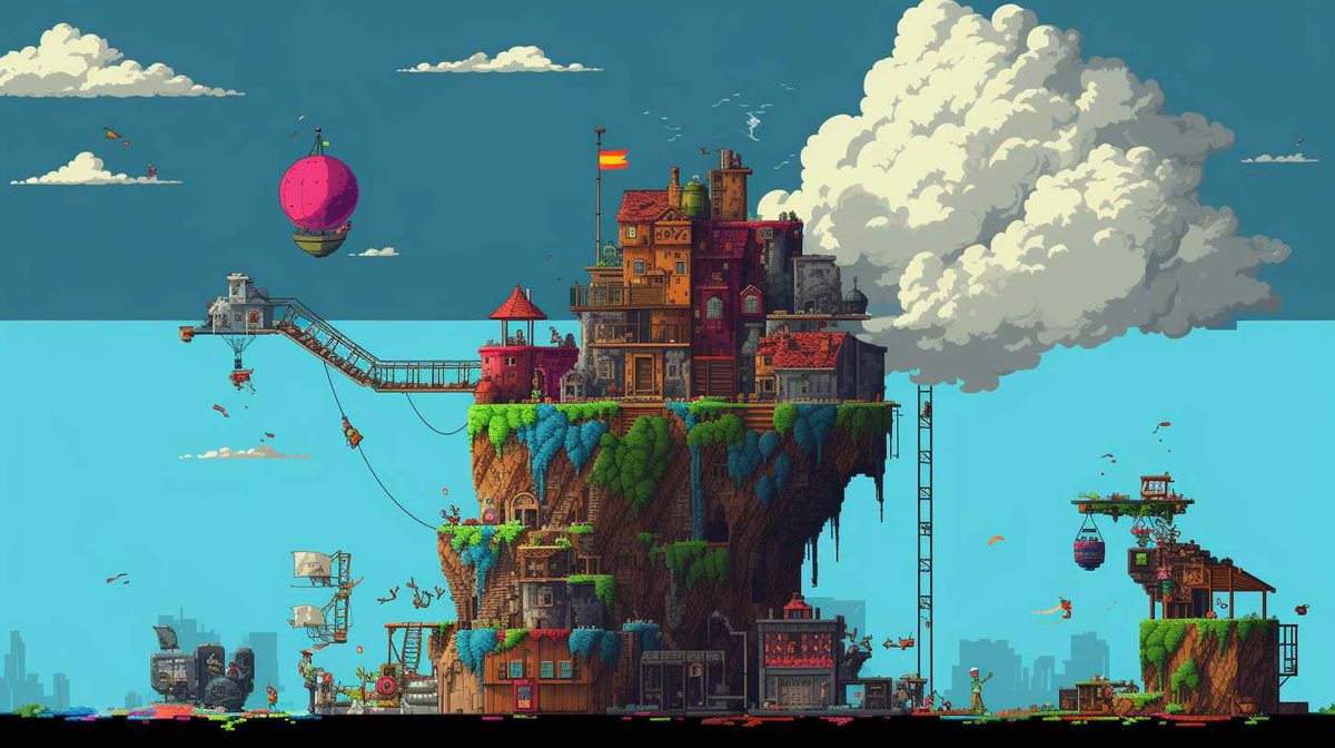 8‑bit example art style image