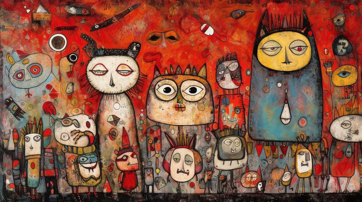 Art Brut example art style image