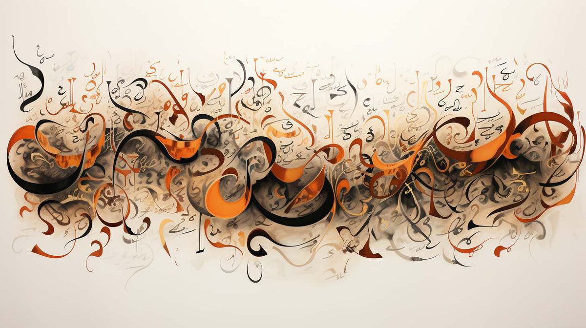 Calligraphy example art style image