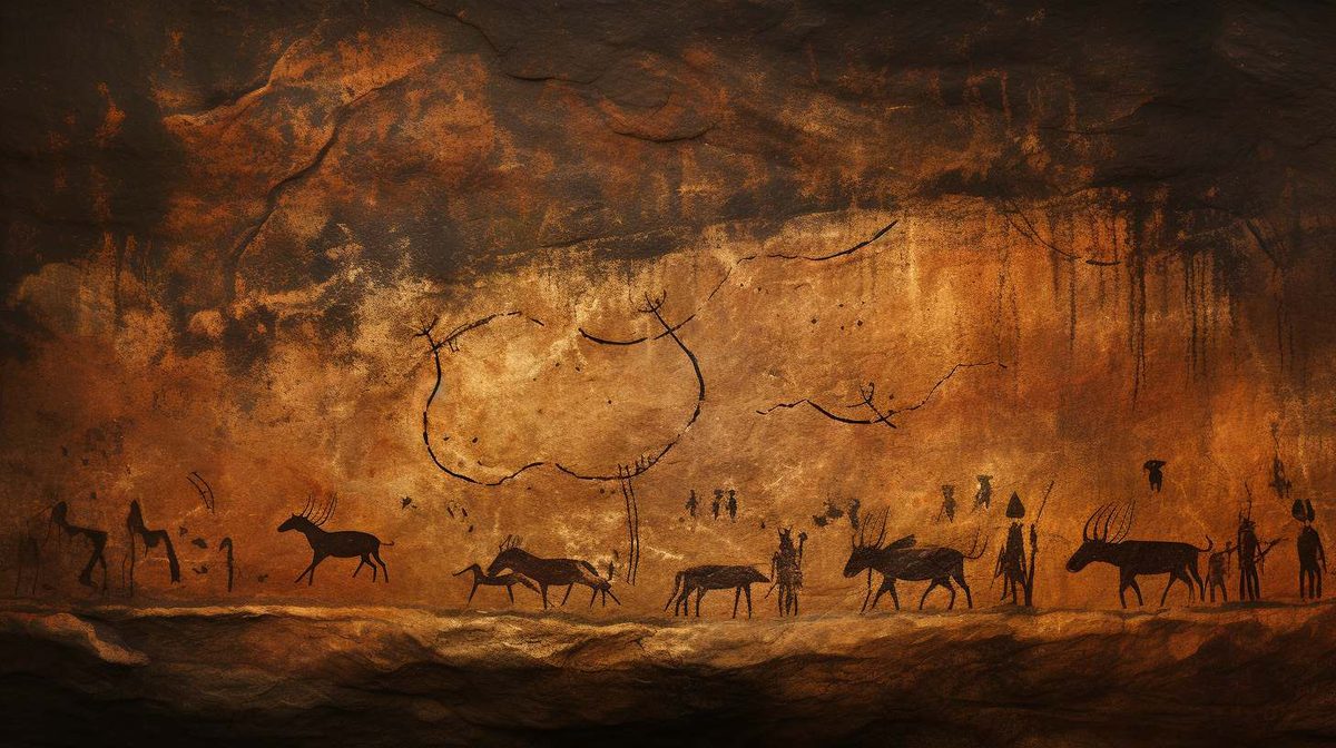 Cave Drawings example art style image