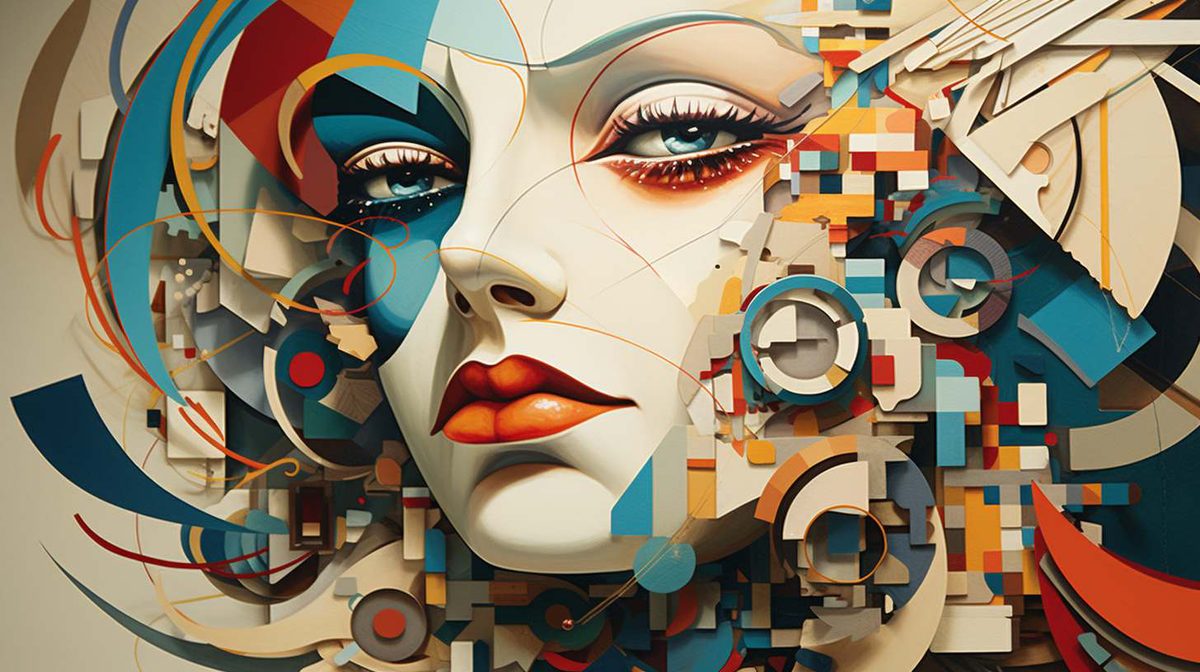 Deconstructivism example art style image