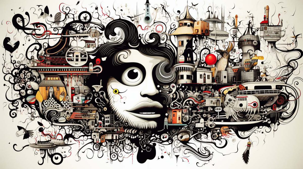 Doodle example art style image