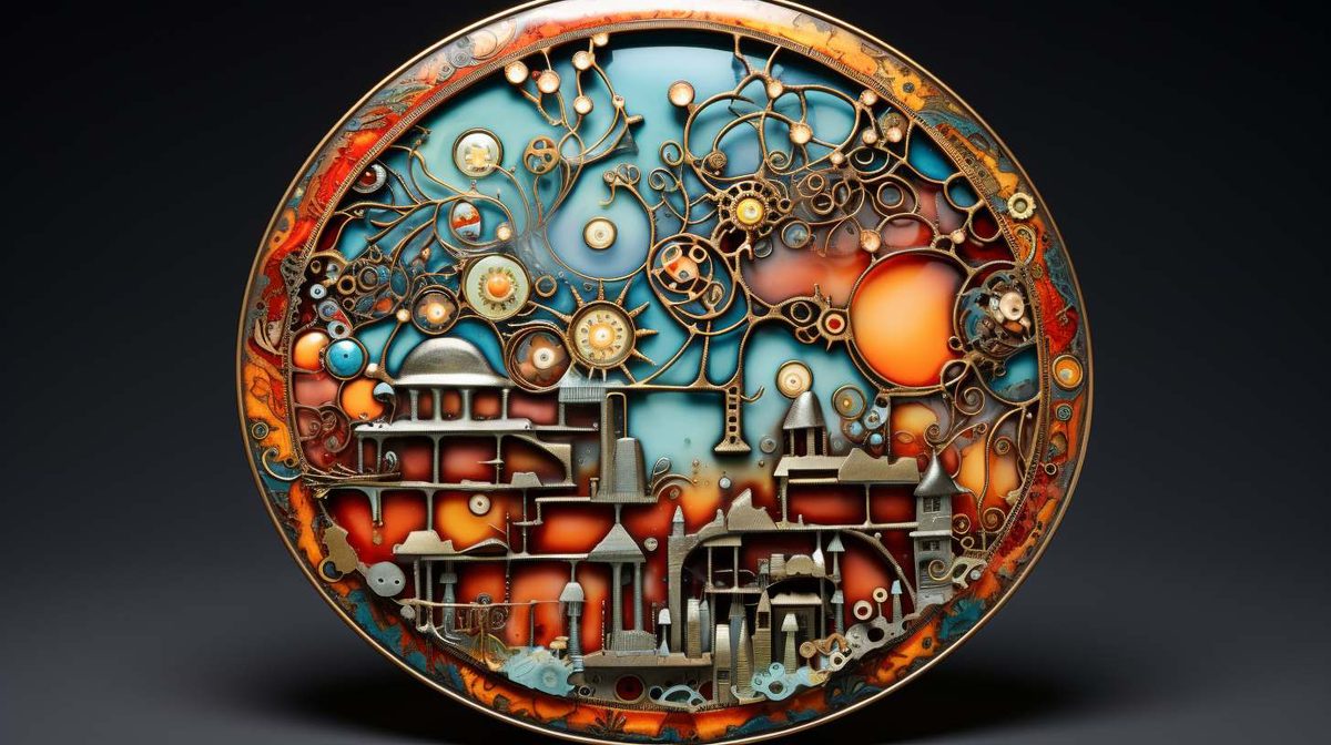 Enameled example art style image