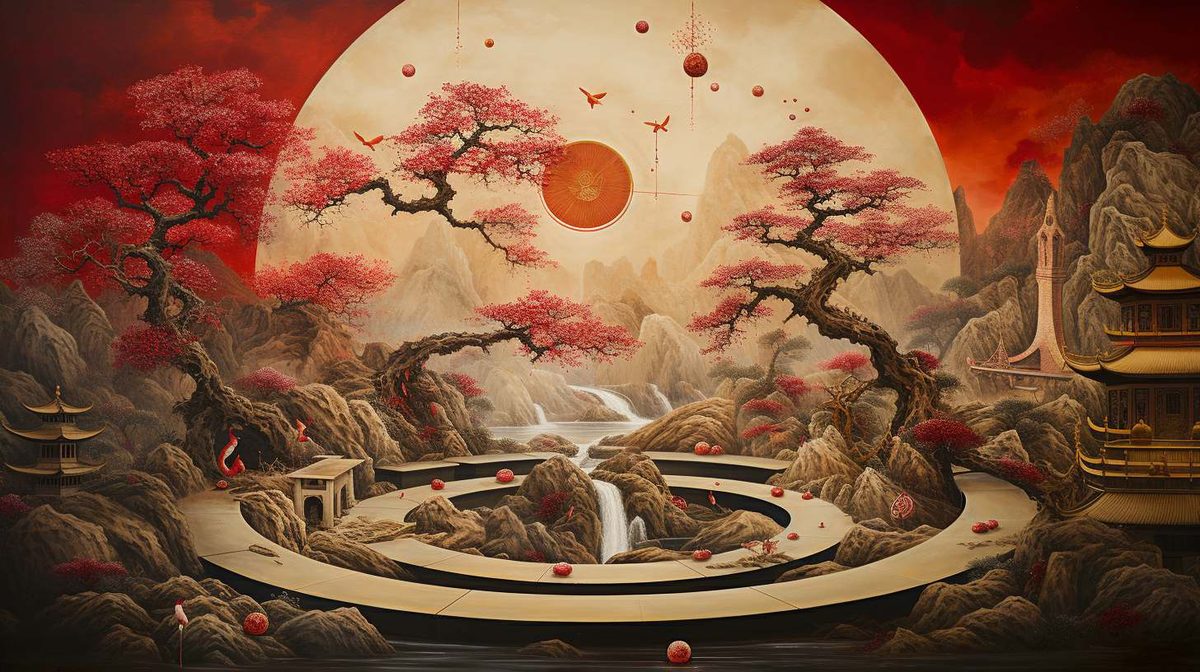 Feng Shui example art style image