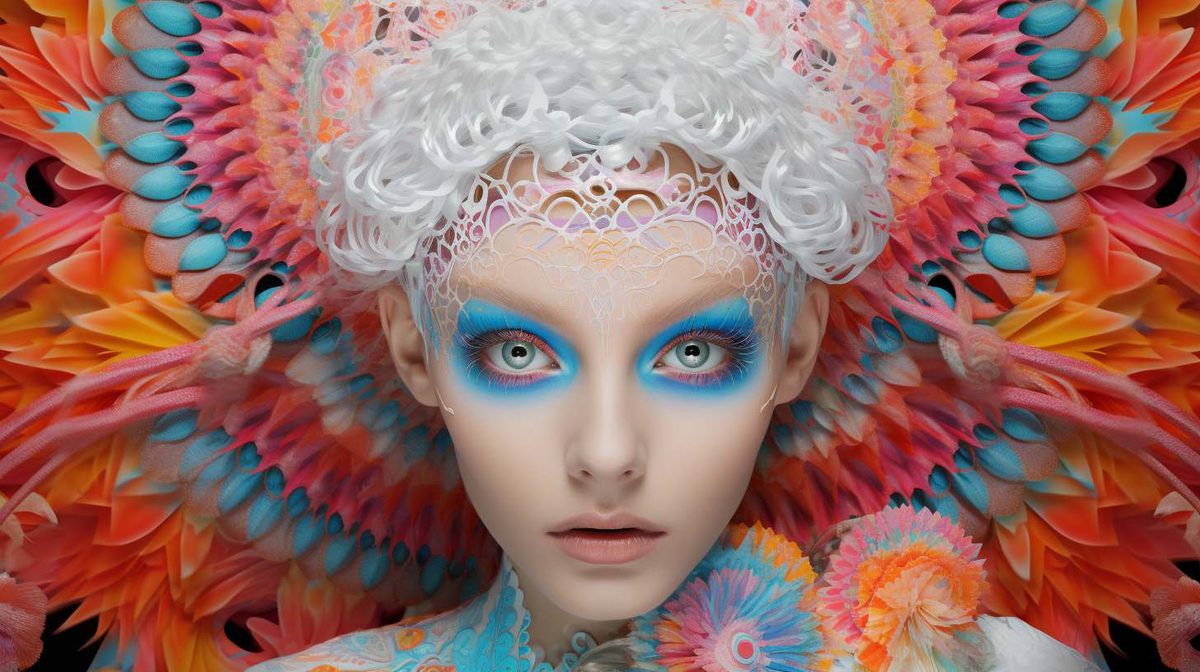 Kaleidoscopic example art style image