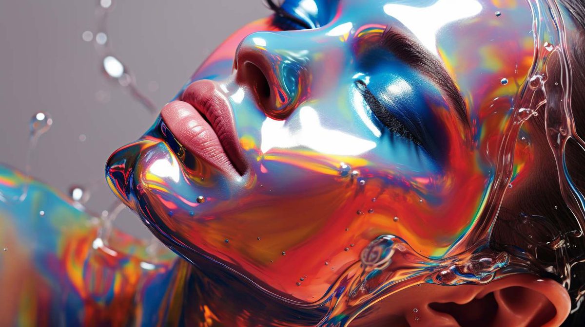 Liquid Chrome example art style image