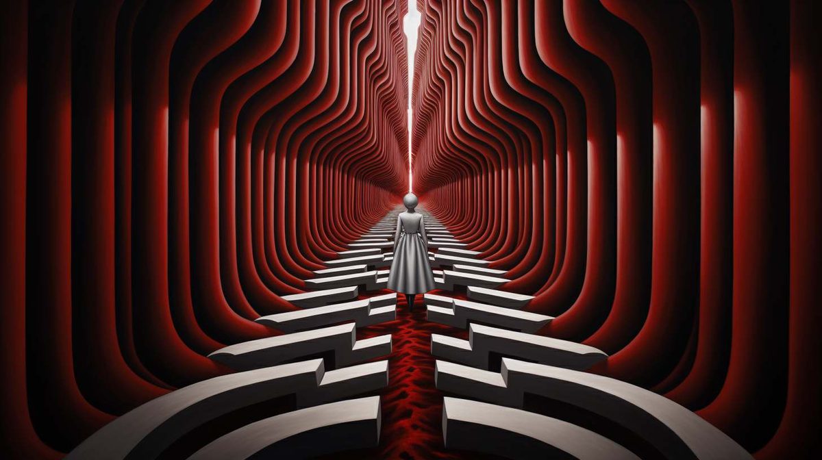 Optical Illusion example art style image