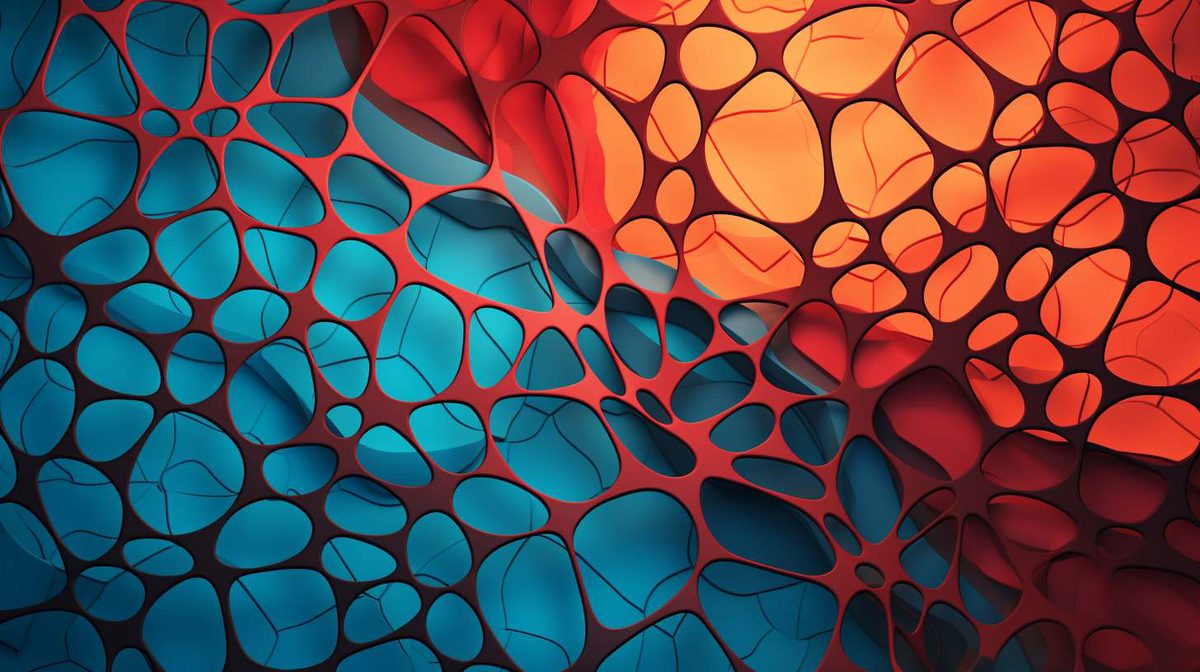 Voronoi example art style image